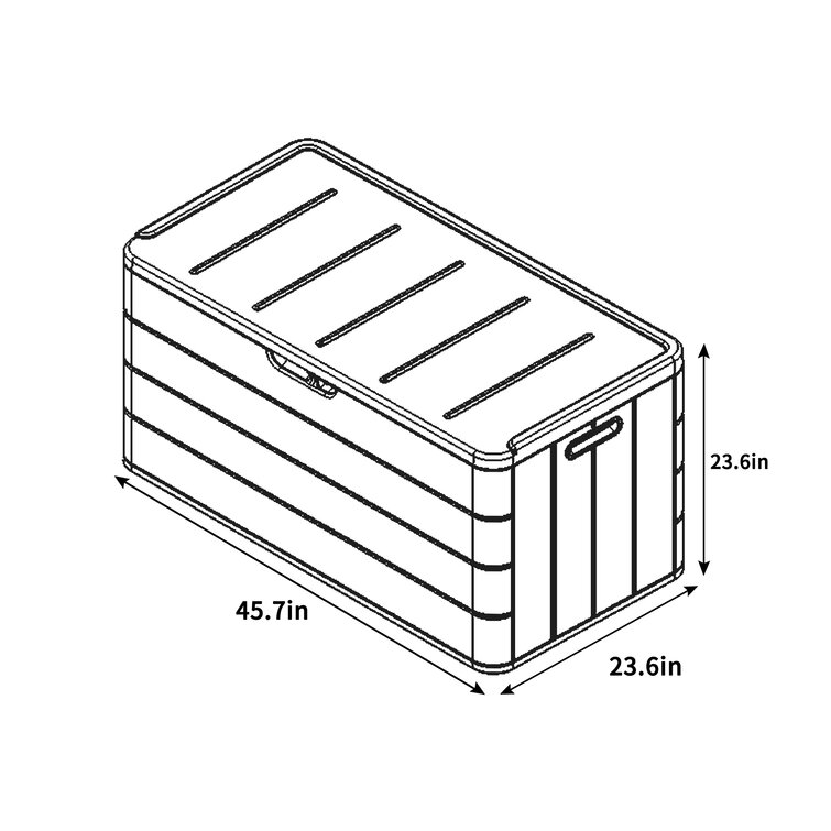 Large waterproof deals containers